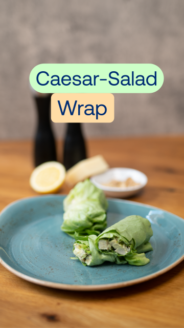 Kochvideo zum Rezept Caesar-Salad-Wraps