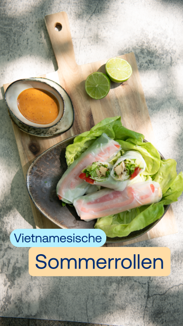 Kochvideo für Vietnamesische Sommerrollen