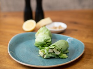 Fertige Caesar-Salad-Wraps